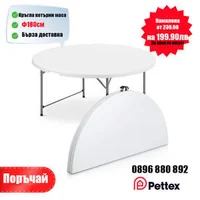 Masă-de-catering-rotundă-cu-blat-pliabil-Ø180-Ø150-Ø120-cm-ideală-pentru-evenimente-și-utilizare-profesională